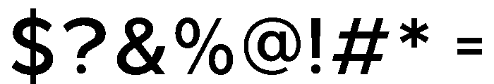 Balimo-News Font OTHER CHARS