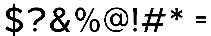 Balimo-Regular Font OTHER CHARS