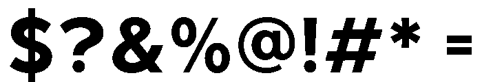 Balimo-SemiBold Font OTHER CHARS