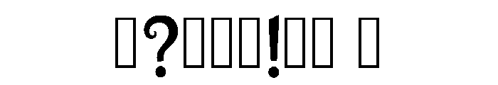 Balin Regular Font OTHER CHARS