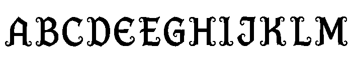 Balin Regular Font UPPERCASE