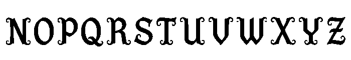 Balin Regular Font UPPERCASE