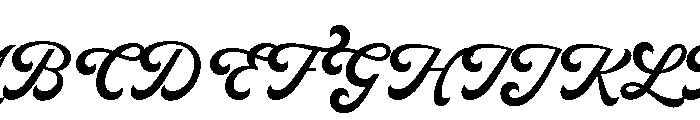 Balistic-Regular Font UPPERCASE
