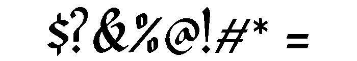 Balkara Regular Font OTHER CHARS