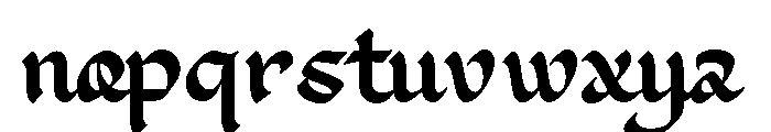 Balkara Regular Font LOWERCASE