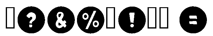 Ball Round Regular Font OTHER CHARS