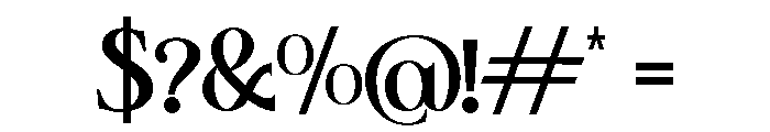 Balldoug Regular Font OTHER CHARS