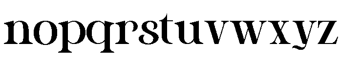 Balldoug Regular Font LOWERCASE