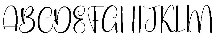 Balling Font UPPERCASE