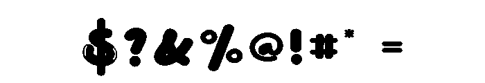 Ballon Santa Font OTHER CHARS