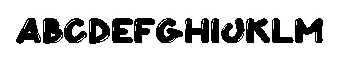 Ballon Santa Font UPPERCASE