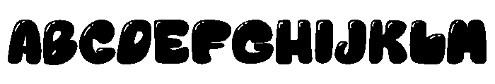 Balloon Birthday Regular Font UPPERCASE