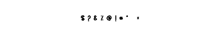 Balloon Birthday Font OTHER CHARS