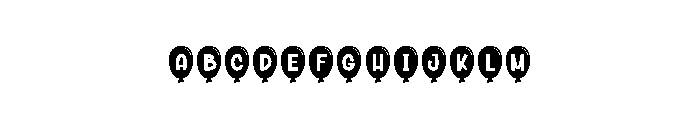 Balloon Birthday FONT
