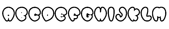Balloon Soda Outline FONT