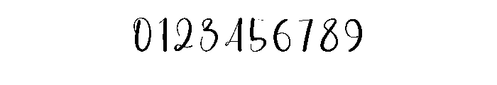 Ballpoint Handwritin Font OTHER CHARS