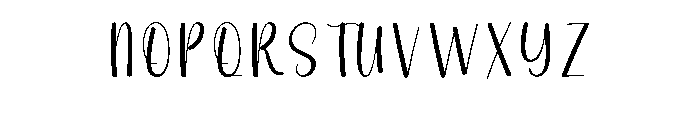 Ballpoint Handwritin Font UPPERCASE