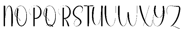 Ballpoint Santa Font UPPERCASE