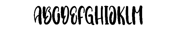 Ballpoint Vintage Font UPPERCASE