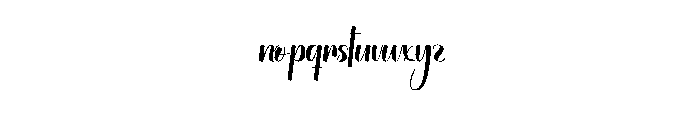 Ballpoint2 Font LOWERCASE