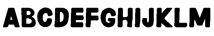 Balok Bold Regular Font UPPERCASE