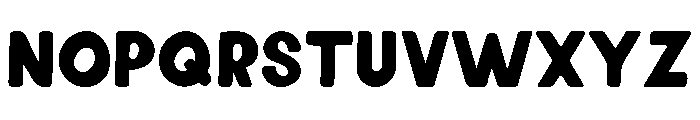 Balok Bold Regular Font UPPERCASE