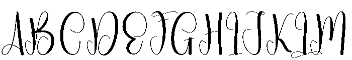 Balpoint Minimalist Font UPPERCASE