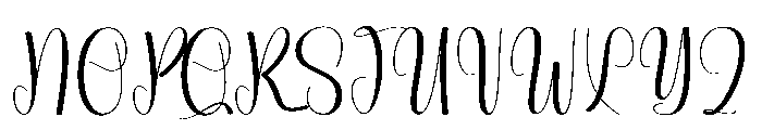 Balpoint Minimalist Font UPPERCASE