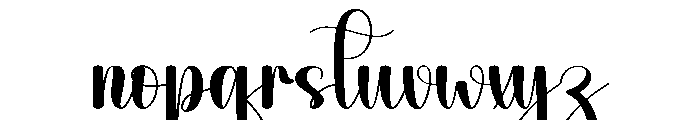 Balpoint Minimalist Font LOWERCASE