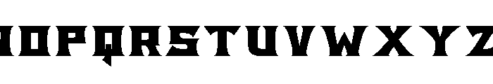 Baltders Regular Font UPPERCASE