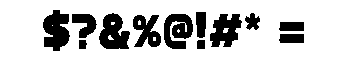 Baltron Font OTHER CHARS