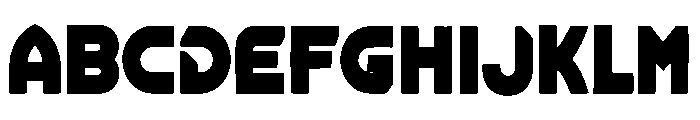 Baltron Font UPPERCASE