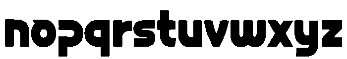 Baltron Font LOWERCASE