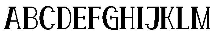 Balverio Regular Font UPPERCASE