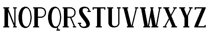 Balverio Regular Font UPPERCASE