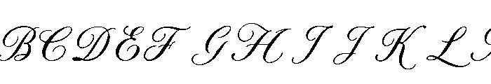 Balveros Vecia Script Regular Font UPPERCASE