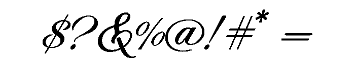BalverosVeciaScript-Regular Font OTHER CHARS