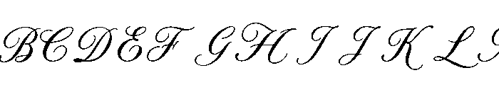 BalverosVeciaScript-Regular Font UPPERCASE