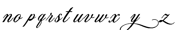 BalverosVeciaScript-Regular Font LOWERCASE