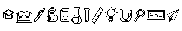 Bamb Bamb Land Doodles Regular Font UPPERCASE