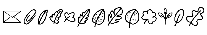 Bamb Bamb Land Doodles Regular Font UPPERCASE