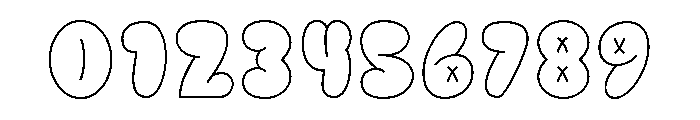 Bamble Regular Font OTHER CHARS