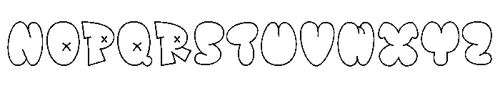 Bamble Regular Font LOWERCASE