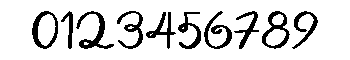 Bamboo Handwritten Regular Font OTHER CHARS