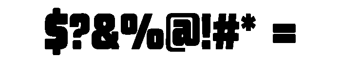 Bamster Font OTHER CHARS