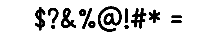 Bana Journey Font OTHER CHARS
