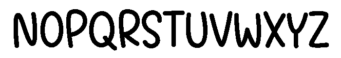 Bana Journey Font UPPERCASE