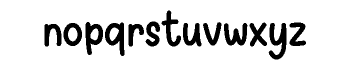 Bana Journey Font LOWERCASE