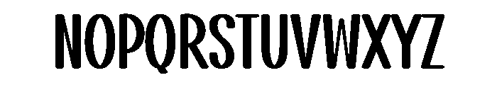 Banana Bogart Regular Font UPPERCASE