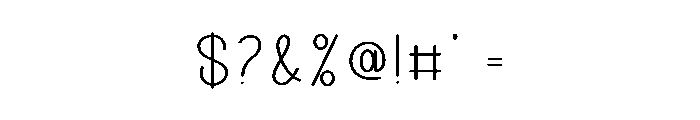 Banana Brush Font OTHER CHARS